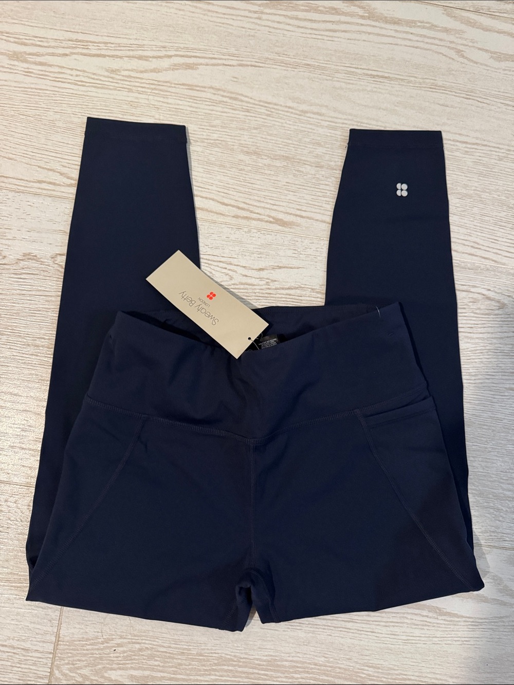 Sweaty Betty Navy Blue Power Leggings